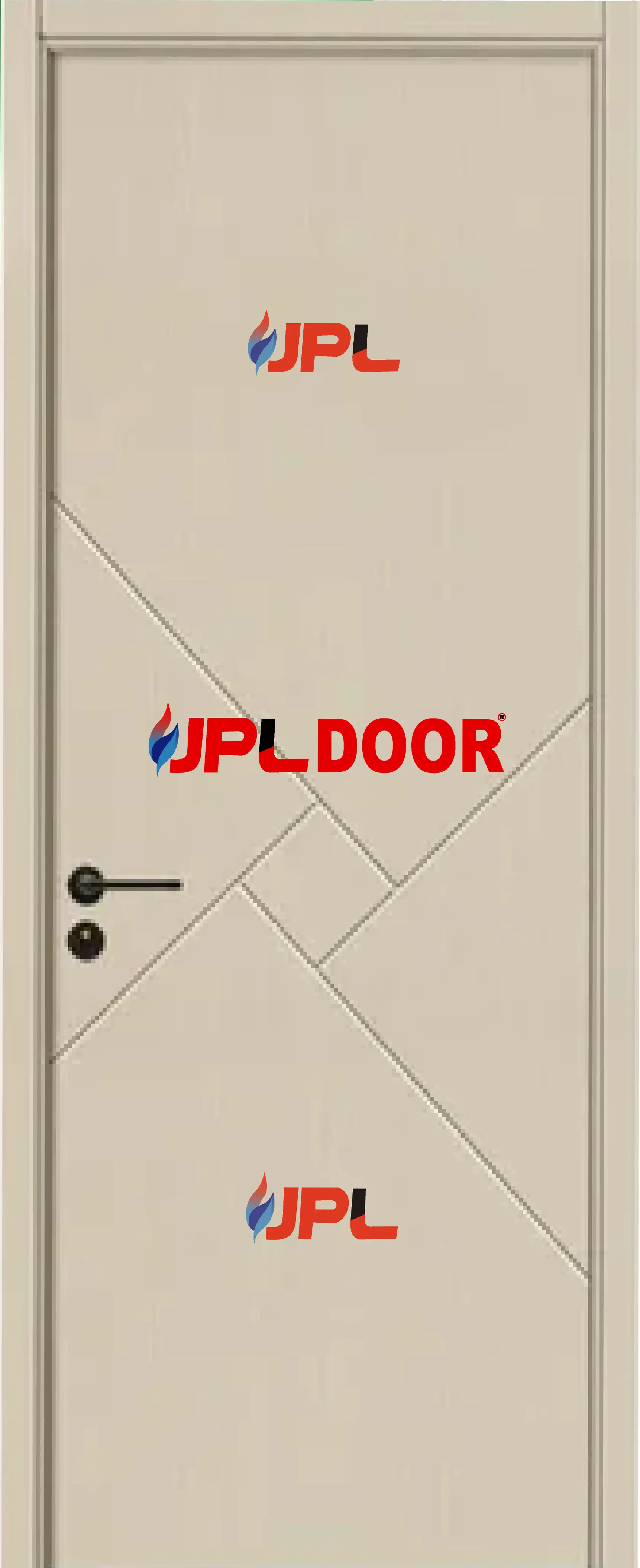 WPC NATURAL COLOR DOOR FRAME WITH SHUTTER JPL-WPC-1049