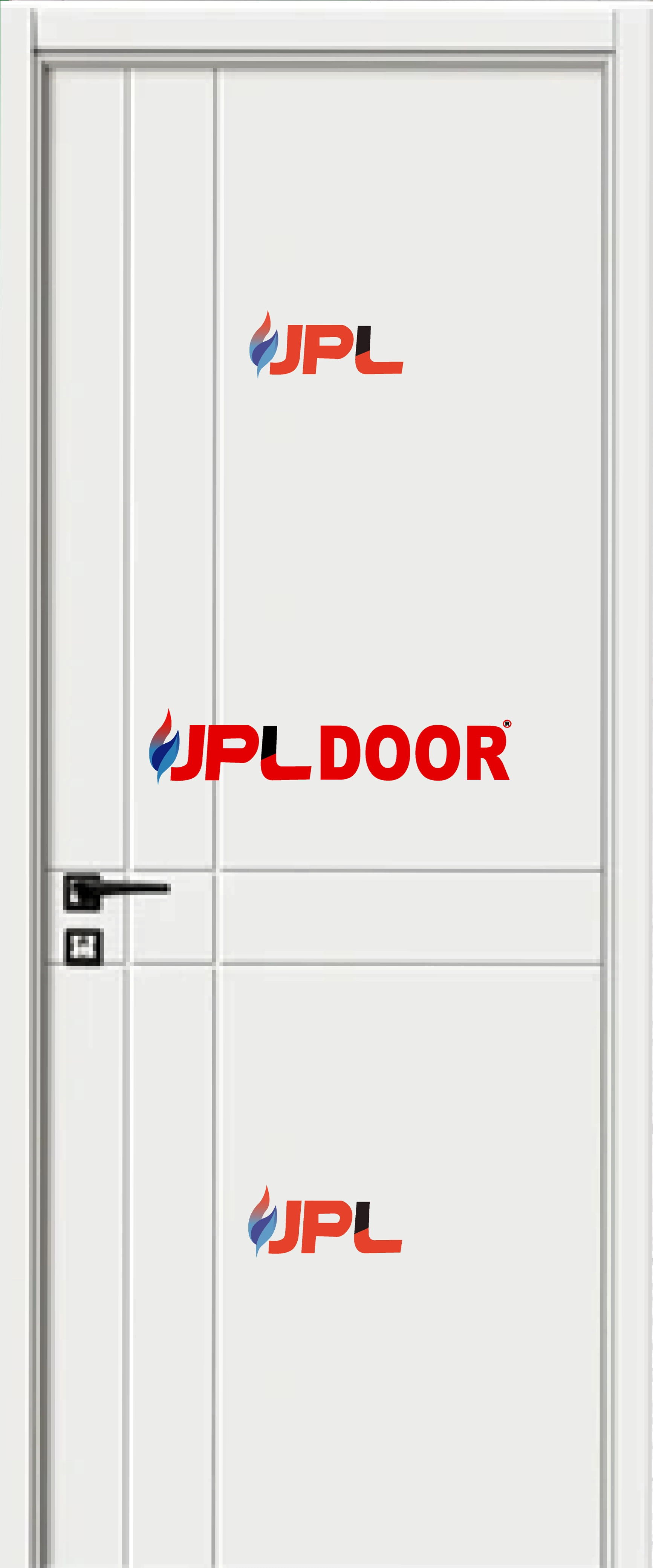 WPC LACQUER PAINT DOOR FRAME WITH SHUTTER JPL-WPC-1024