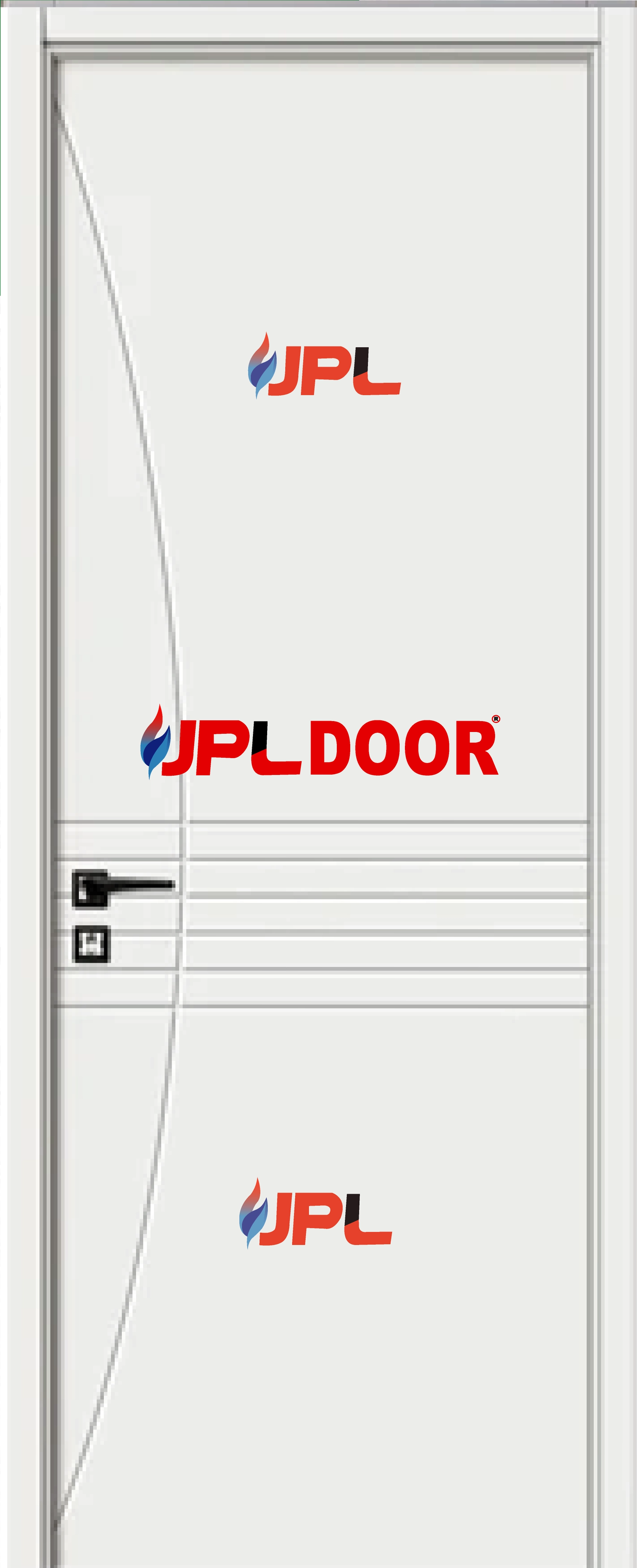 WPC LACQUER PAINT DOOR FRAME WITH SHUTTER JPL-WPC-1020