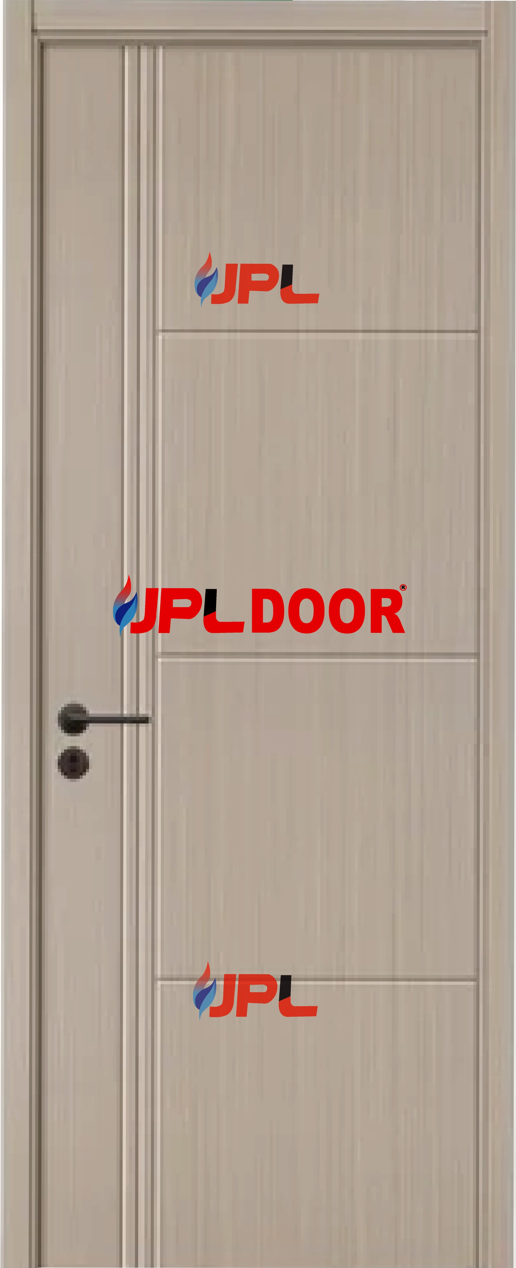 WPC DELUXE LACQUER PAINT DOOR FRAME WITH SHUTTER JPL-WPC-1022