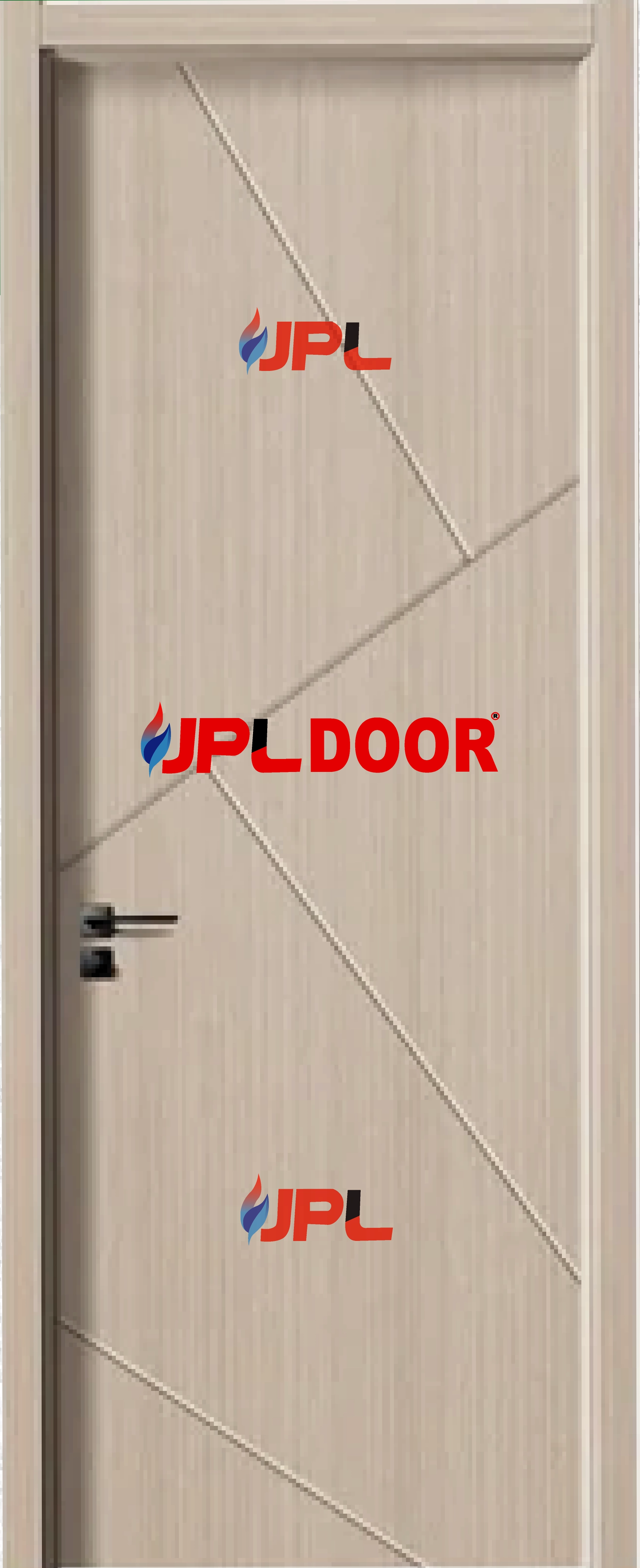 WPC DELUXE LACQUER PAINT DOOR FRAME WITH SHUTTER JPL-WPC-1032