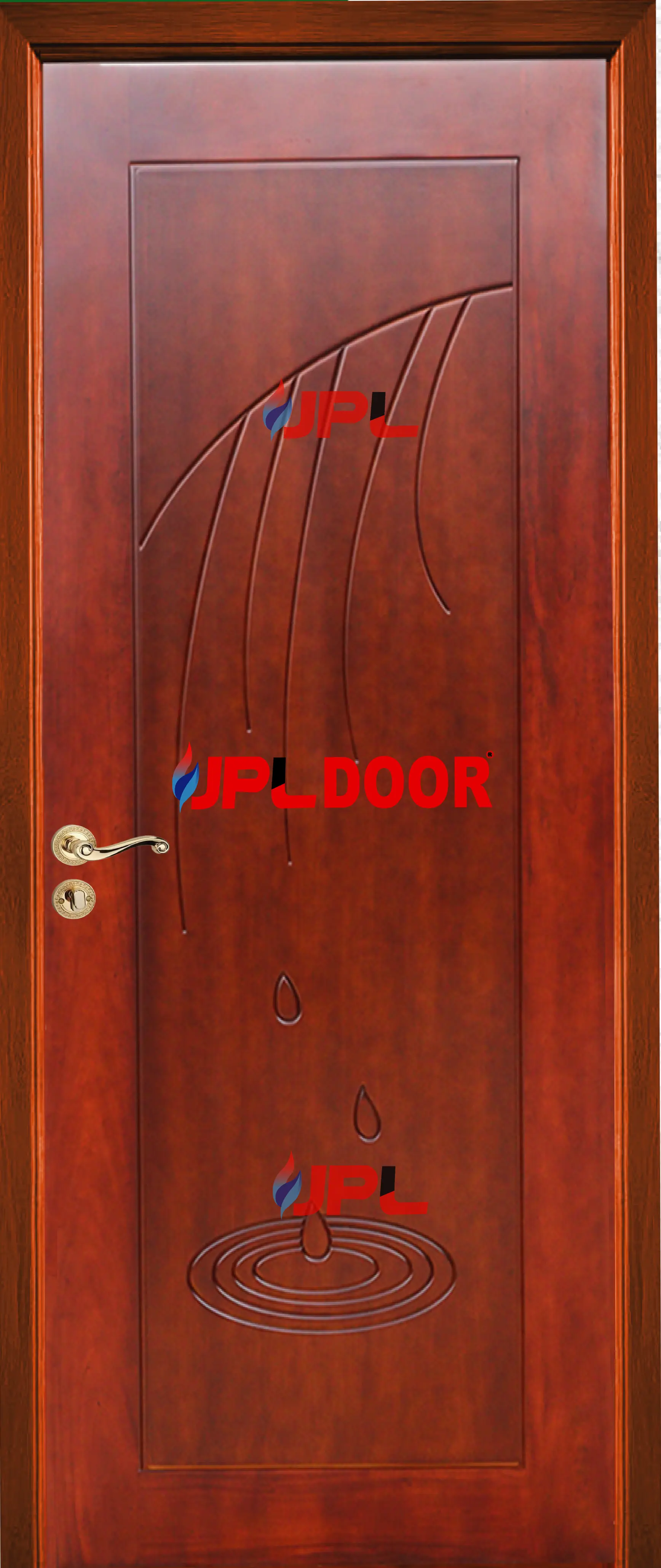 WPC LACQUER PAINT DOOR FRAME WITH SHUTTER JPL-WPC-1054