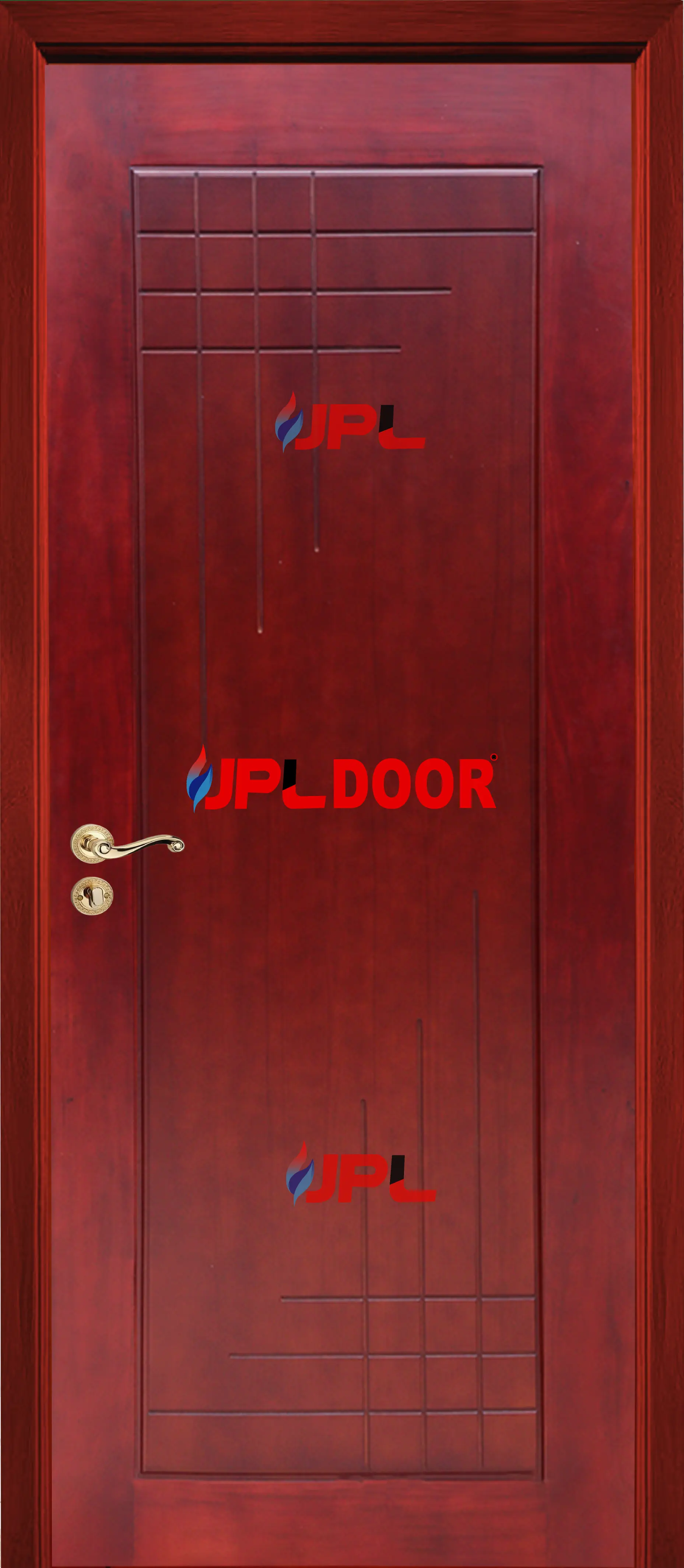 WPC LACQUER PAINT DOOR FRAME WITH SHUTTER JPL-WPC-1056