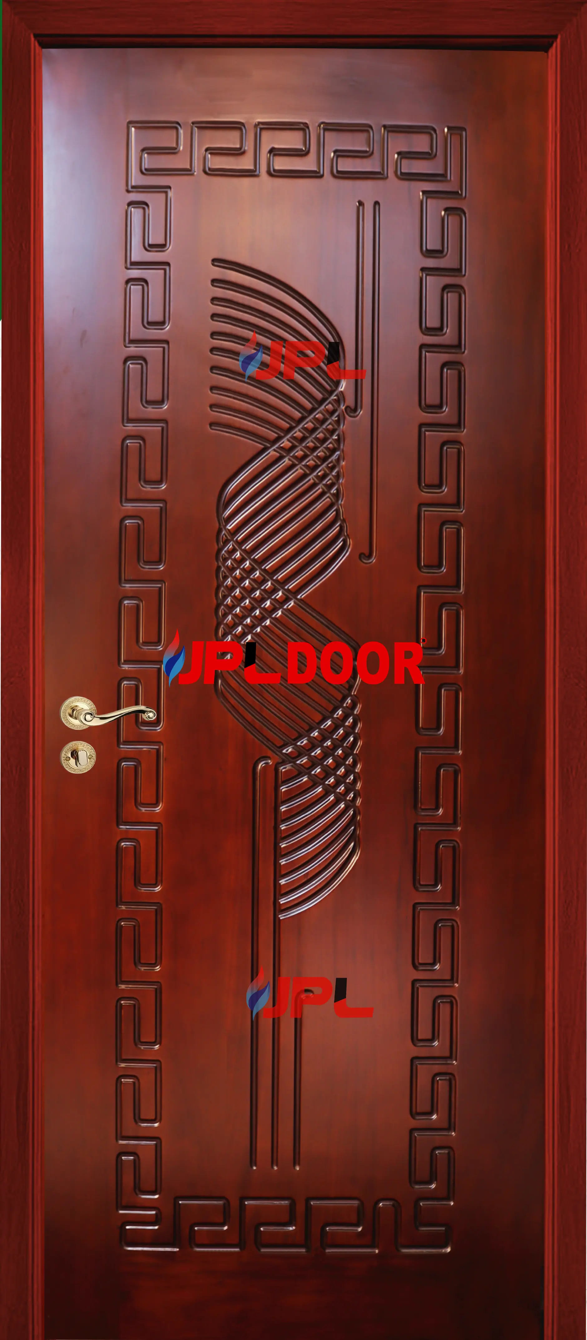 WPC LACQUER PAINT DOOR FRAME WITH SHUTTER JPL-WPC-1065