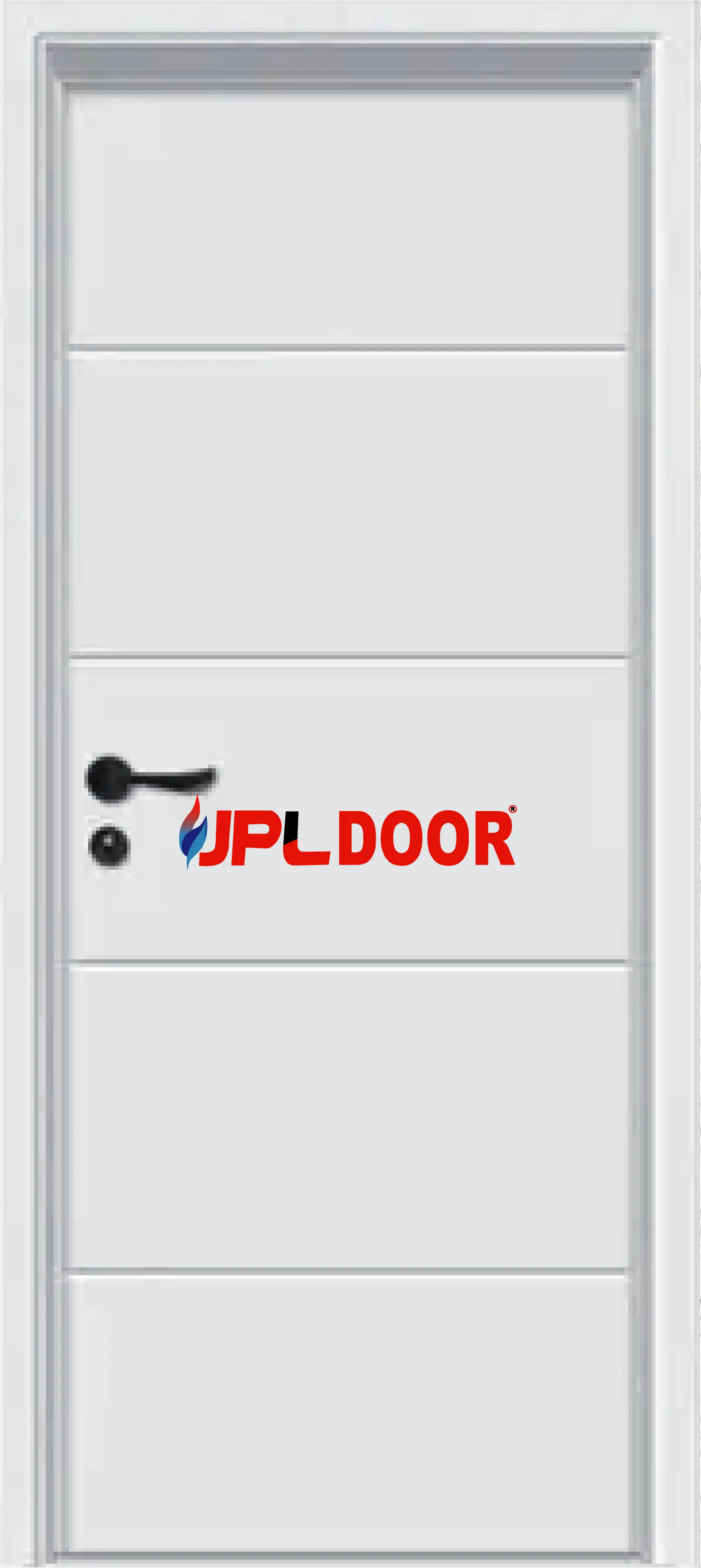 WPC LACQUER PAINT DOOR FRAME WITH SHUTTER JPL-WPC-1055
