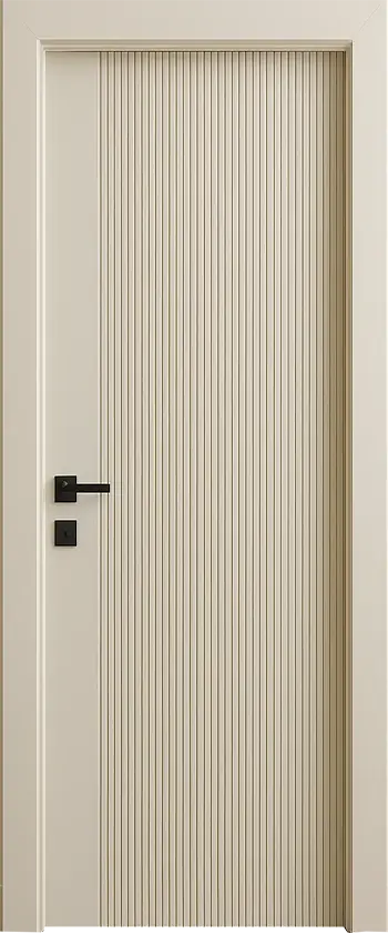 WPC Lacquer Paint Door Frame with Shutter | JPL-WPC-1070 - Image 3