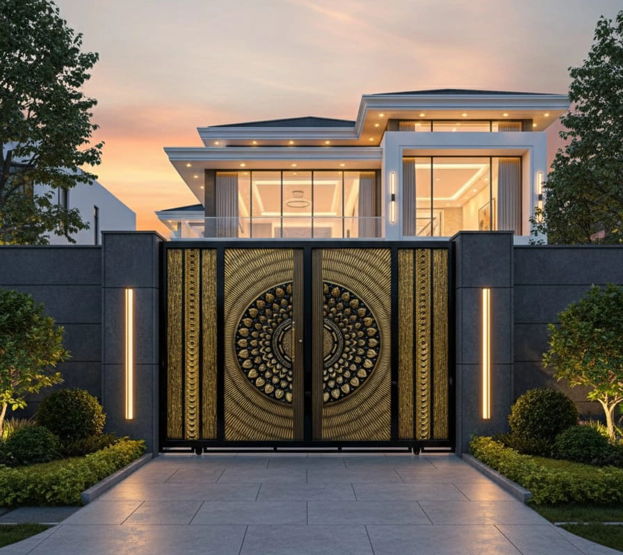 Metal Main Gate for Home and Industry | JPL-1401 - Image 2