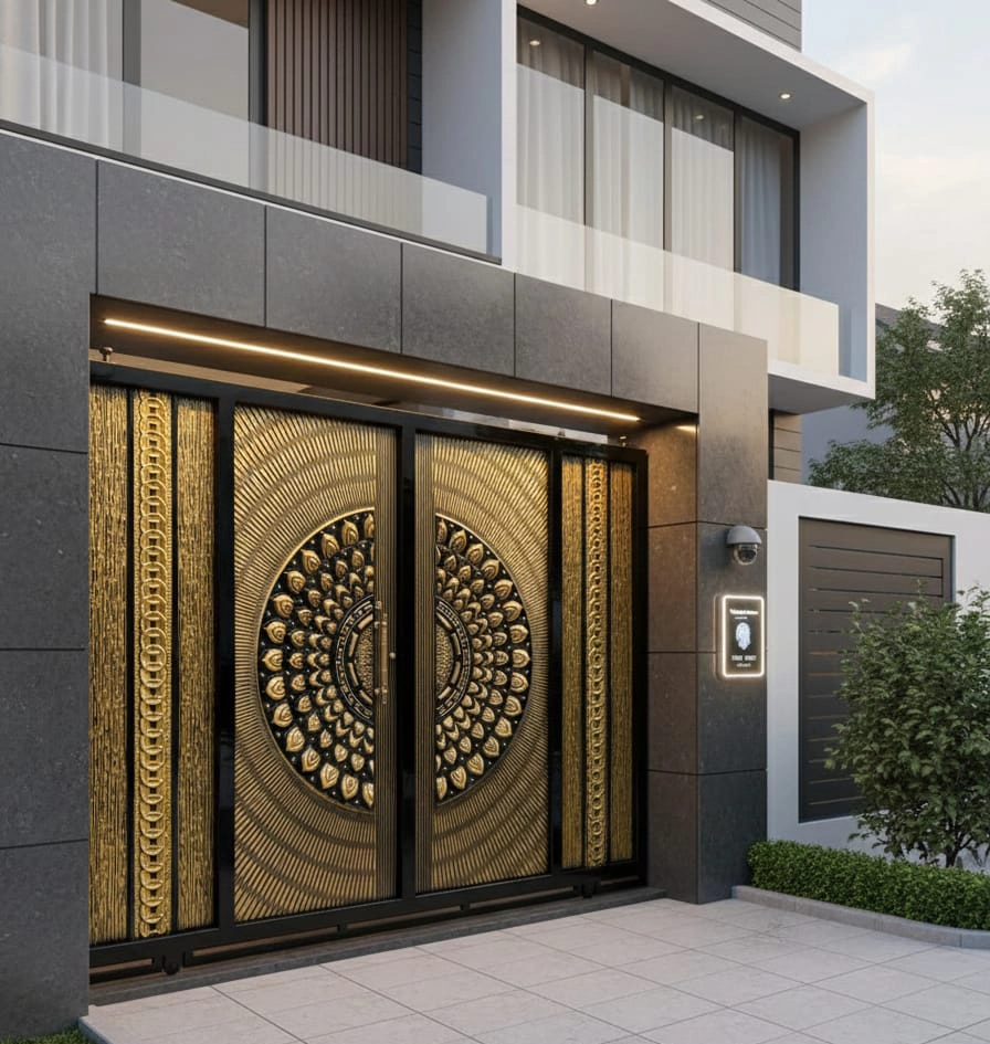 Metal Main Gate for Home and Industry | JPL-1401 - Image 4