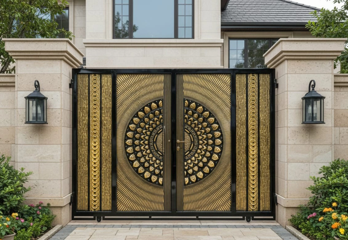 Metal Main Gate for Home and Industry | JPL-1401 - Image 5