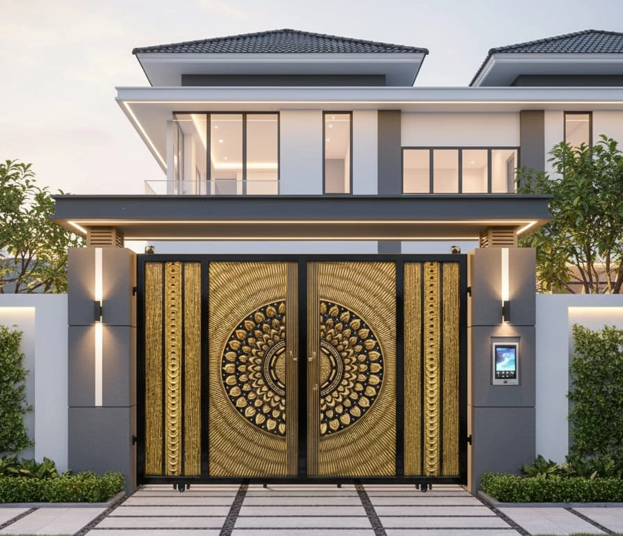 Metal Main Gate for Home and Industry | JPL-1401 - Image 6