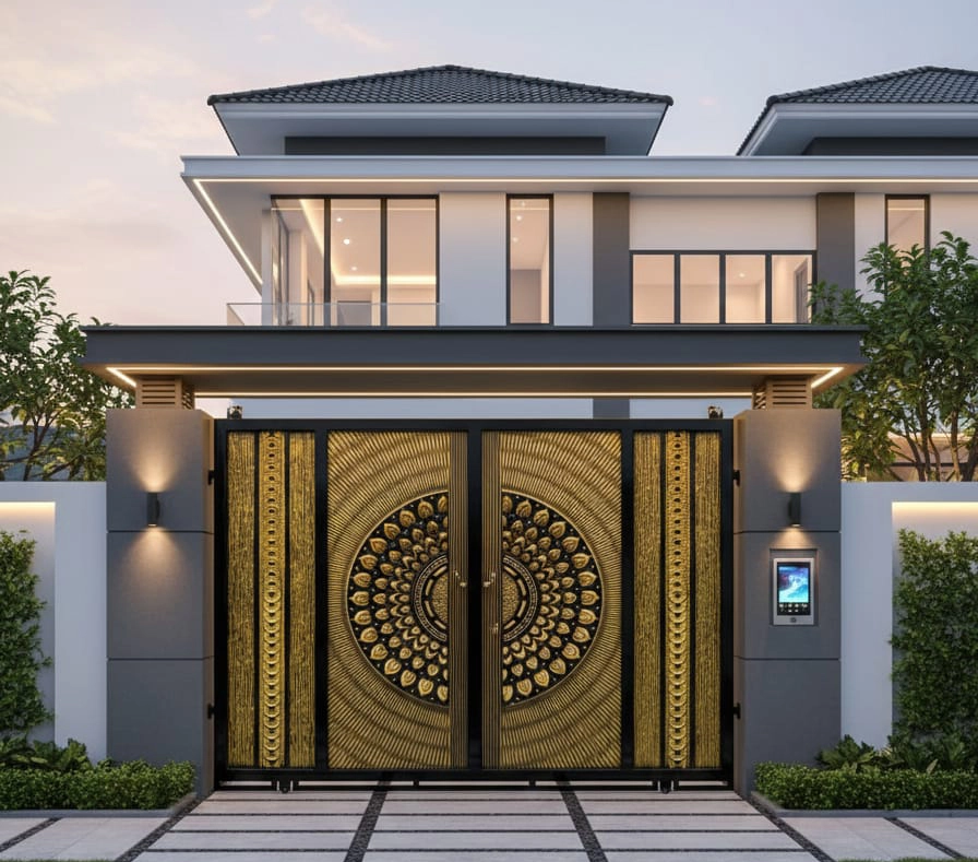 Metal Main Gate for Home and Industry | JPL-1401 - Image 7