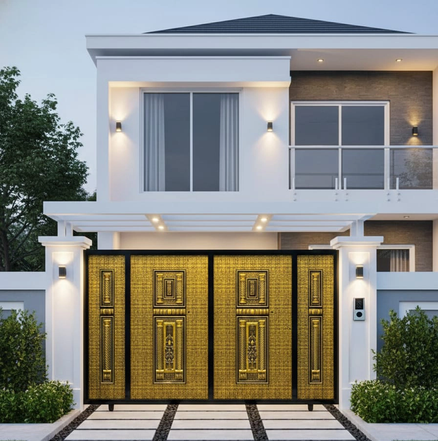 Metal Main Gate for Home and Industry | JPL-1402 - Image 3