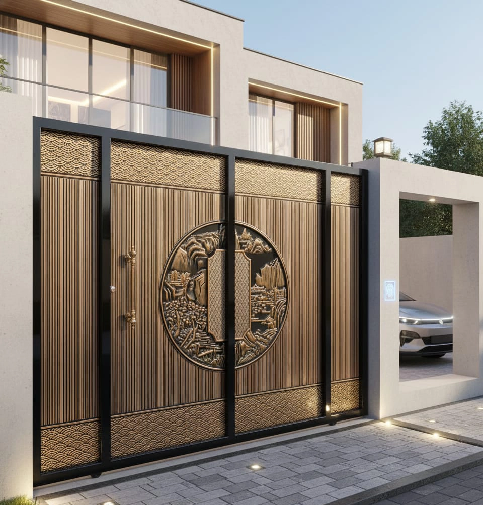 Metal Main Gate for Home and Industry | JPL-1404