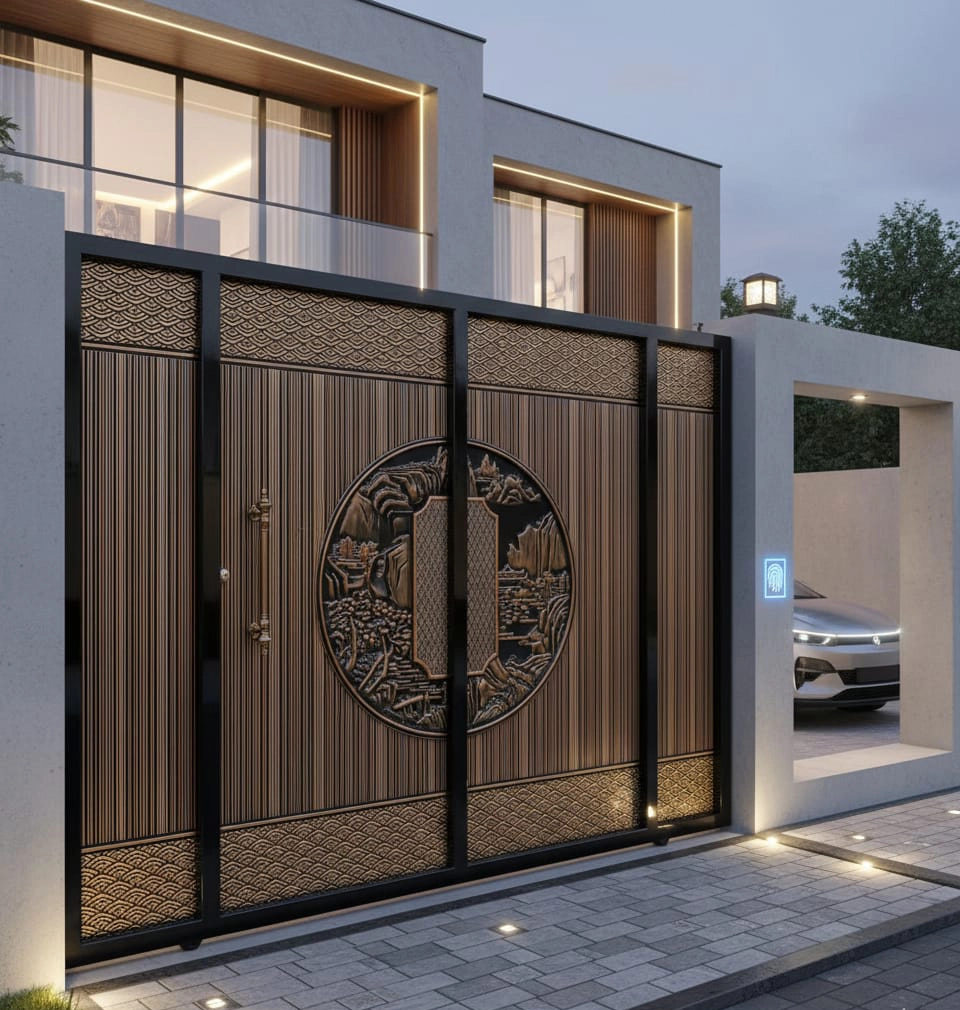 Metal Main Gate for Home and Industry | JPL-1404 - Image 2