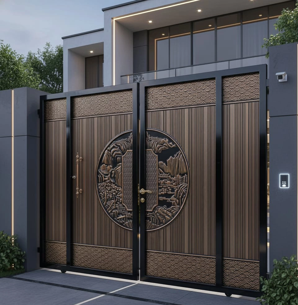 Metal Main Gate for Home and Industry | JPL-1404 - Image 3