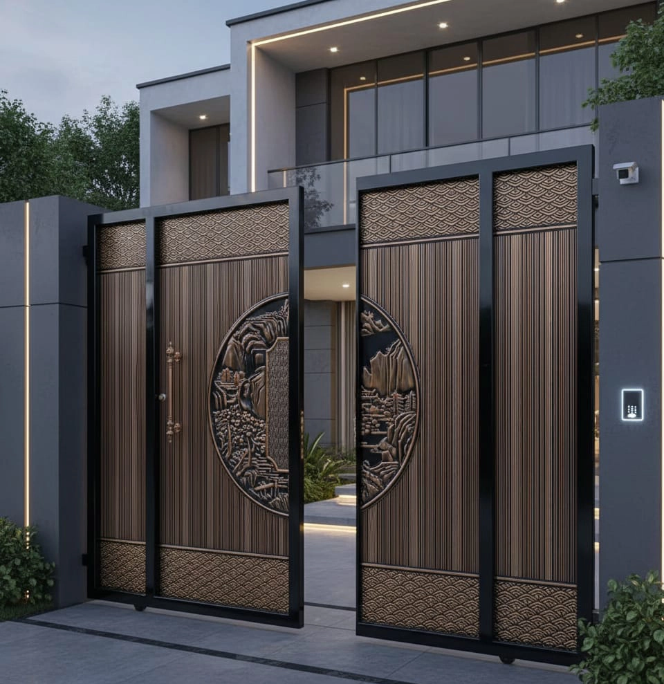 Metal Main Gate for Home and Industry | JPL-1404 - Image 4