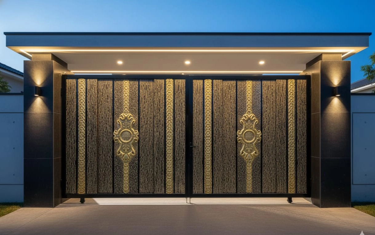 Metal Main Gate for Home and Industry | JPL-1405 - Image 2