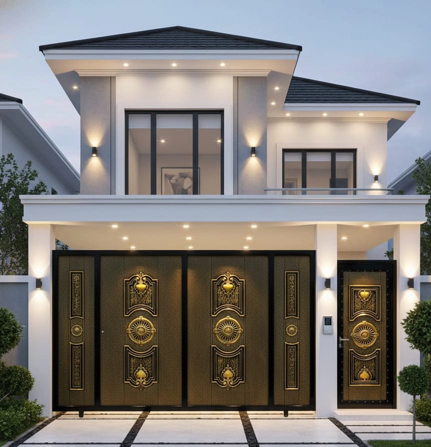 Metal Main Gate for Home and Industry | JPL-1406 - Image 2