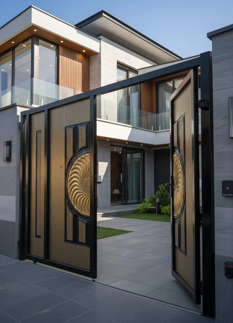 Metal Main Gate for Home and Industry | JPL-1407 - Image 7