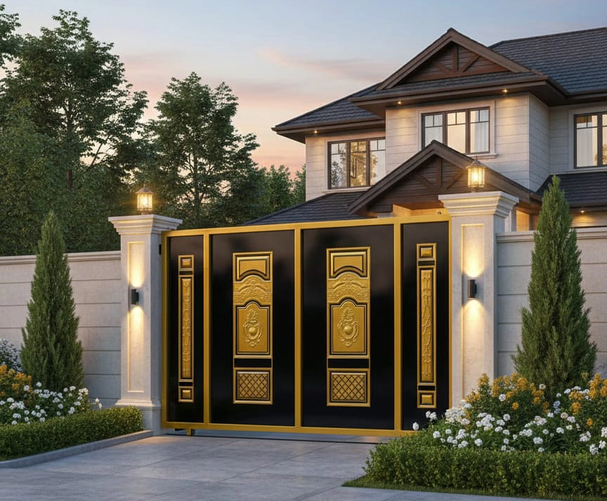 Metal Main Gate for Home and Industry | JPL-1408 - Image 2