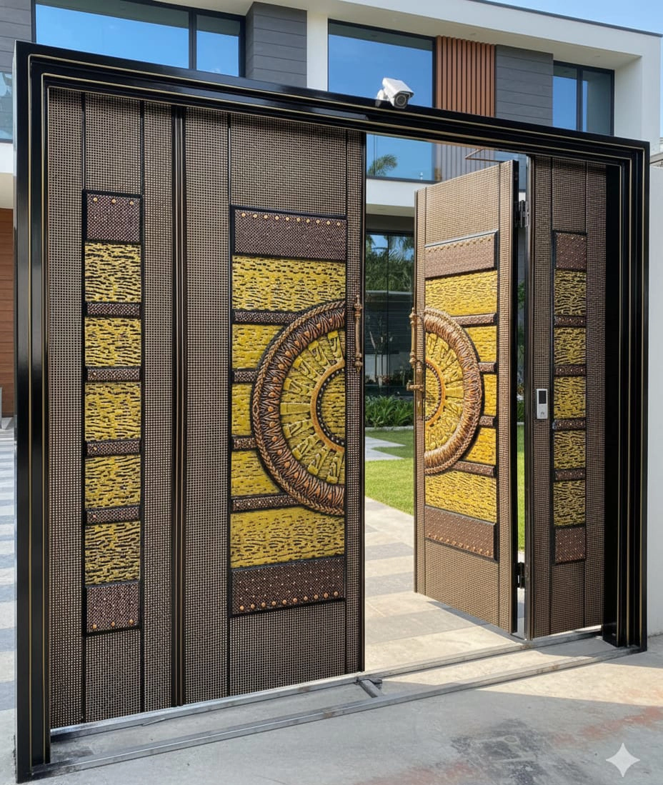 Metal Main Gate for Home and Industry | JPL-1409 - Image 2