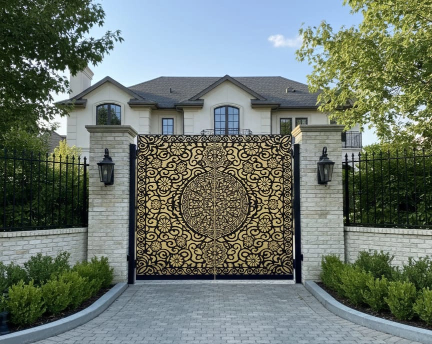 Metal Main Gate for Home and Industry | JPL-1410 - Image 2