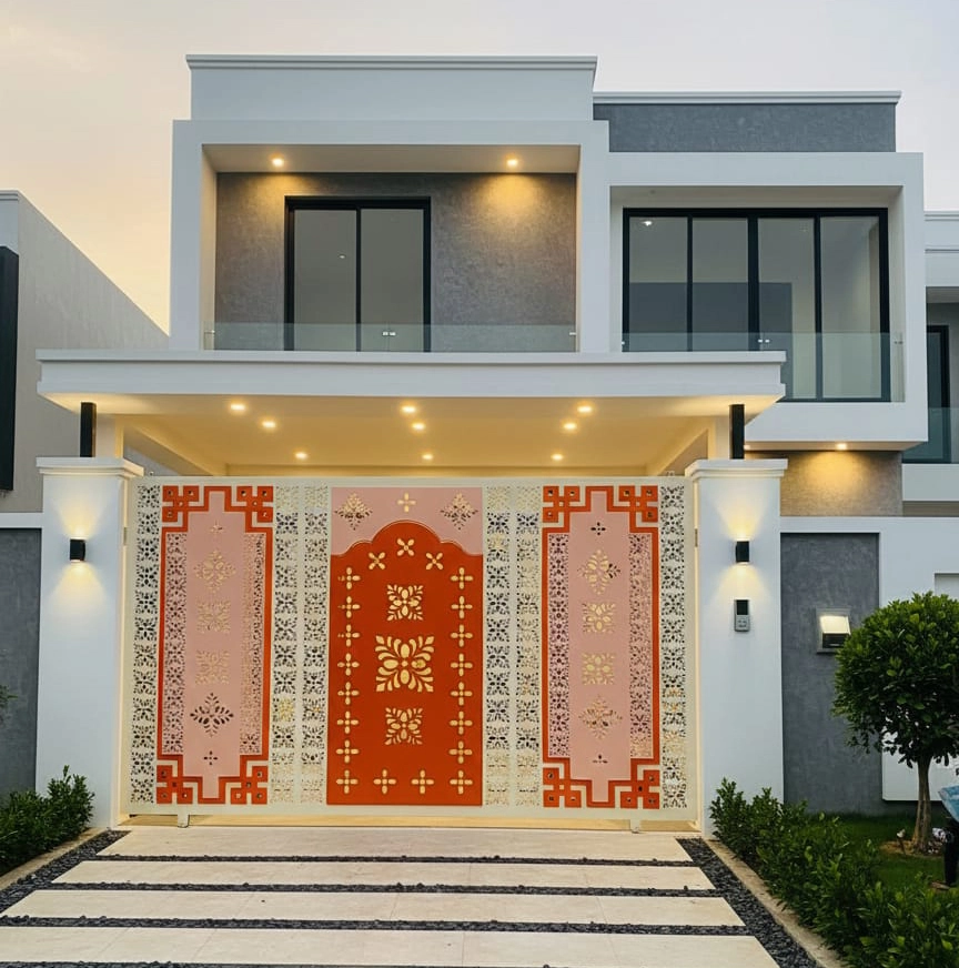 Metal Main Gate for Home and Industry | JPL-1411 - Image 2