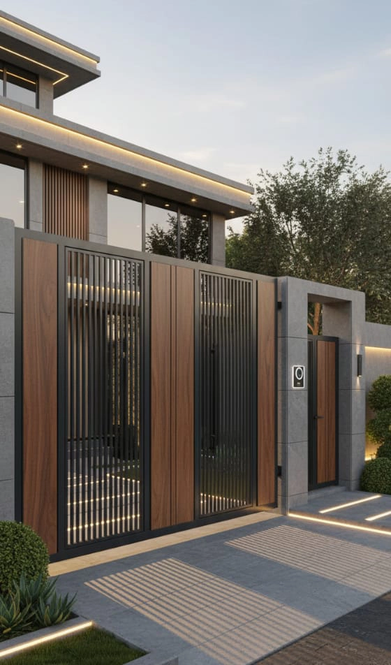 Metal Main Gate for Home and Industry | JPL-1413 - Image 2