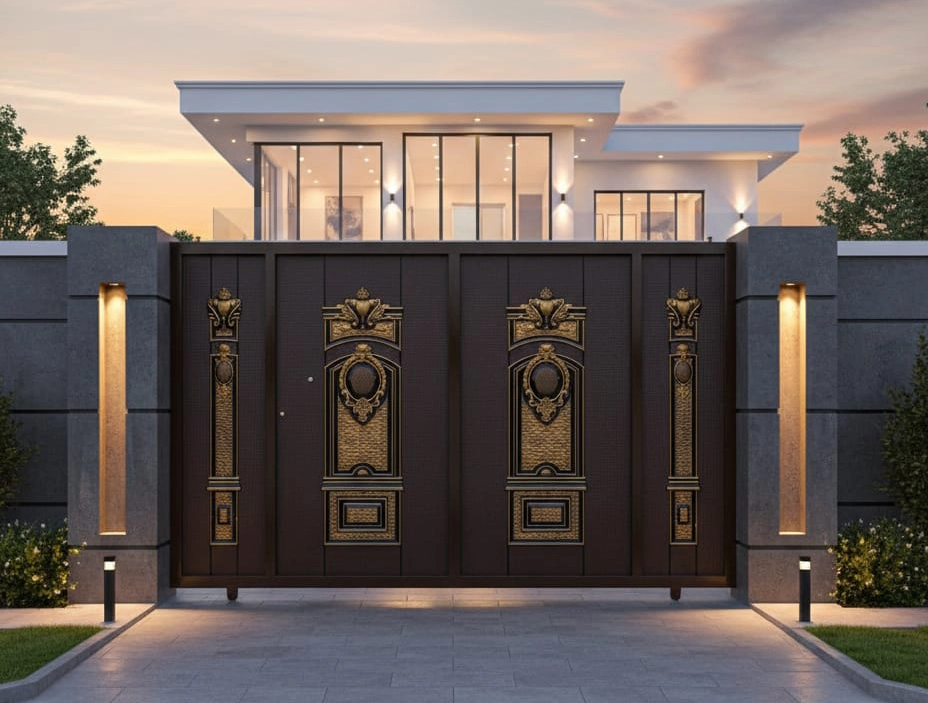 Metal Main Gate for Home and Industry | JPL-1415 - Image 2