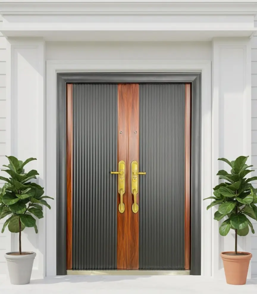 High Security & Safety Metal Door in Bangladesh-JPL-1347-A - Image 2