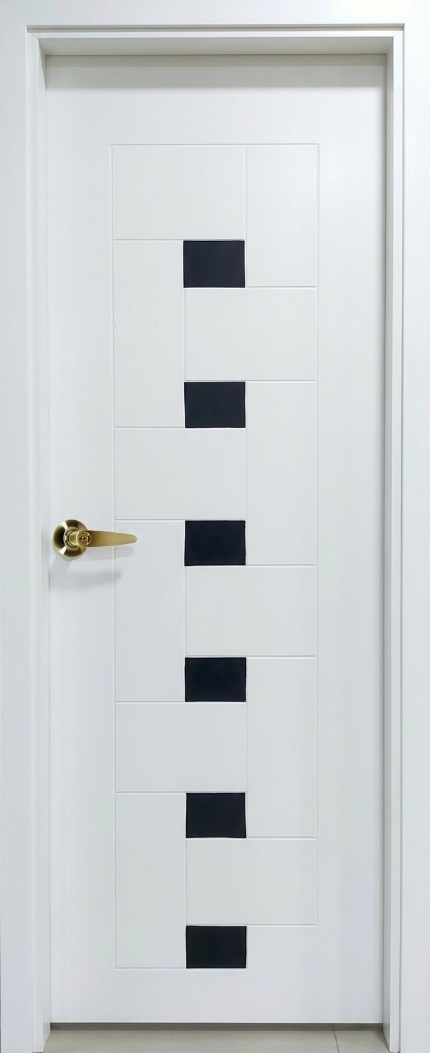 WPC LACQUER PAINT DOOR FRAME WITH SHUTTER- JPL-WPC-1074 - Image 2