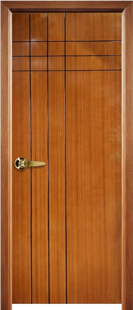 WPC LACQUER PAINT DOOR FRAME WITH SHUTTER JPL-WPC-1001 - Image 2