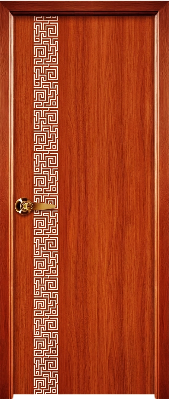 WPC LACQUER PAINT DOOR FRAME WITH SHUTTER- JPL-WPC-1003/B - Image 2