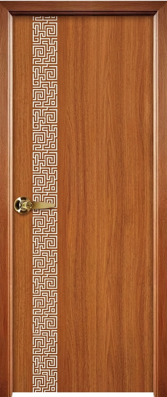 WPC LACQUER PAINT DOOR FRAME WITH SHUTTER- JPL-WPC-1003/C