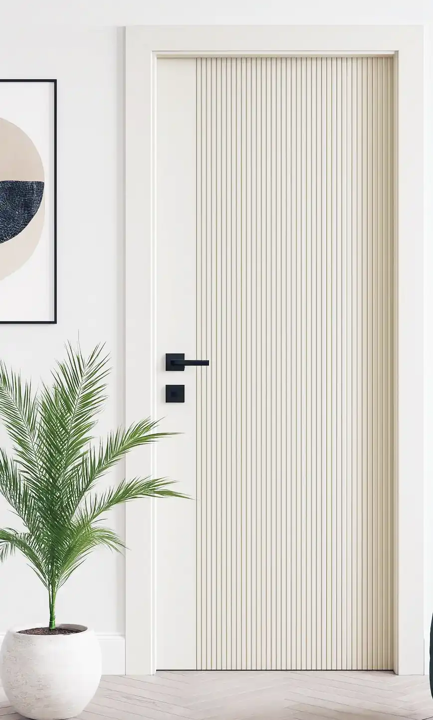 WPC Lacquer Paint Door Frame with Shutter | JPL-WPC-1069/A